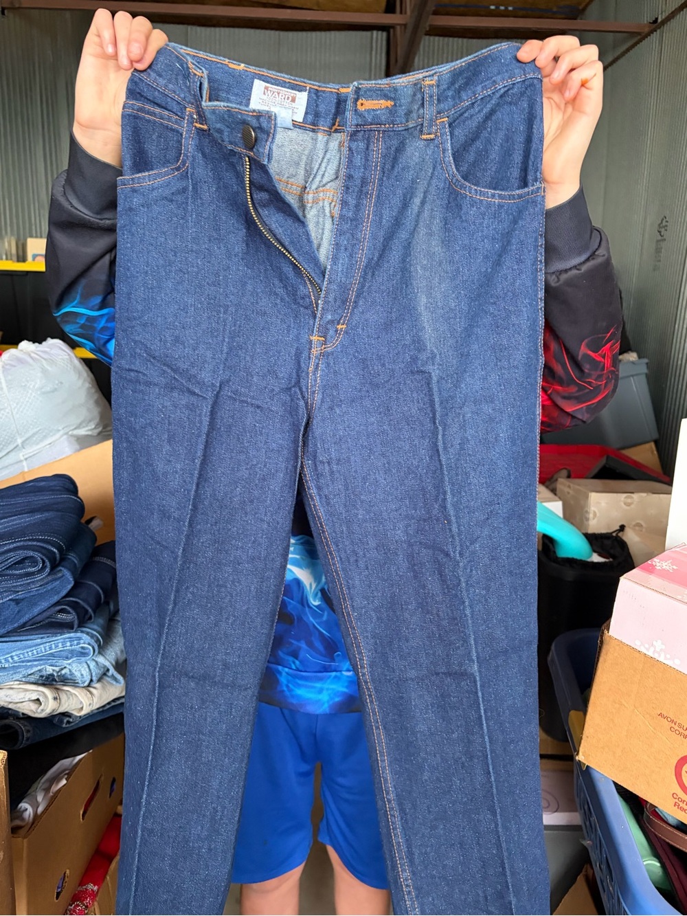 Women’s Vintage Montgomery Ward Denim Blue Jeans. Size 12. Rarely Worn